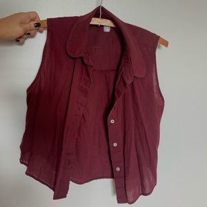 American Apparel Sleeveless Blouse